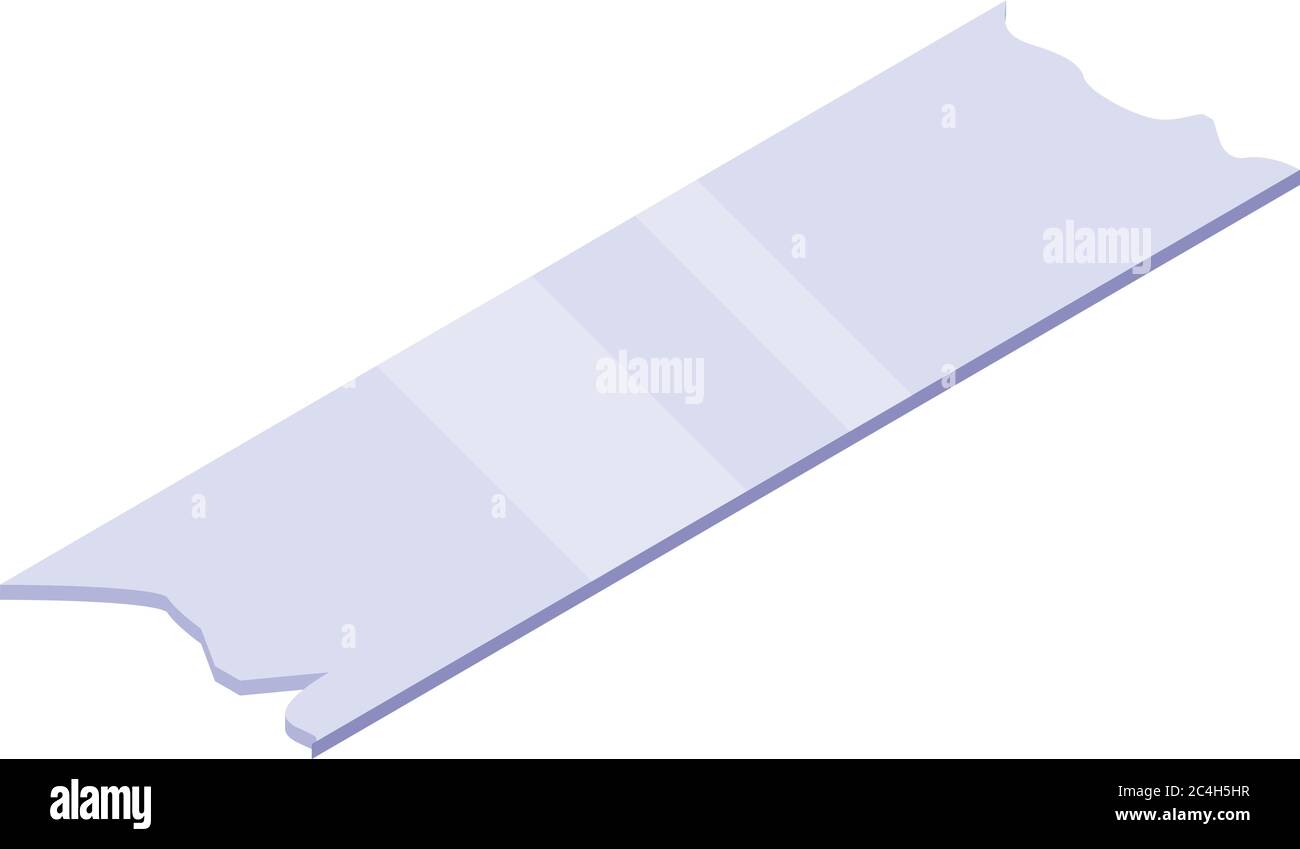 Scotch tape icon, isometric style Stock Vector
