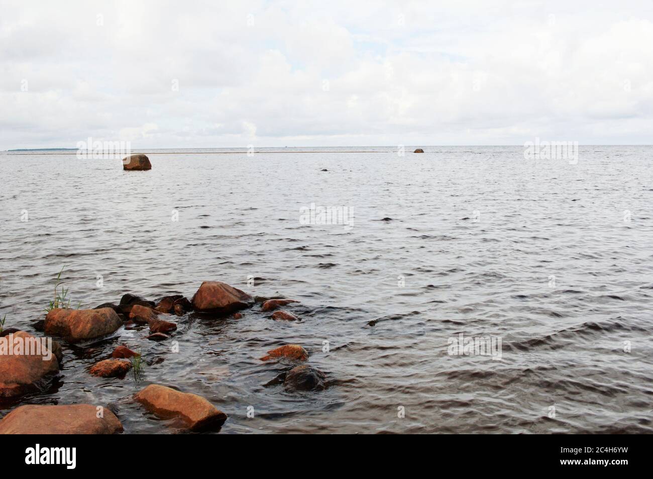 Kalajoki sandbars in the Bothnian Bay in Finland Stock Photo