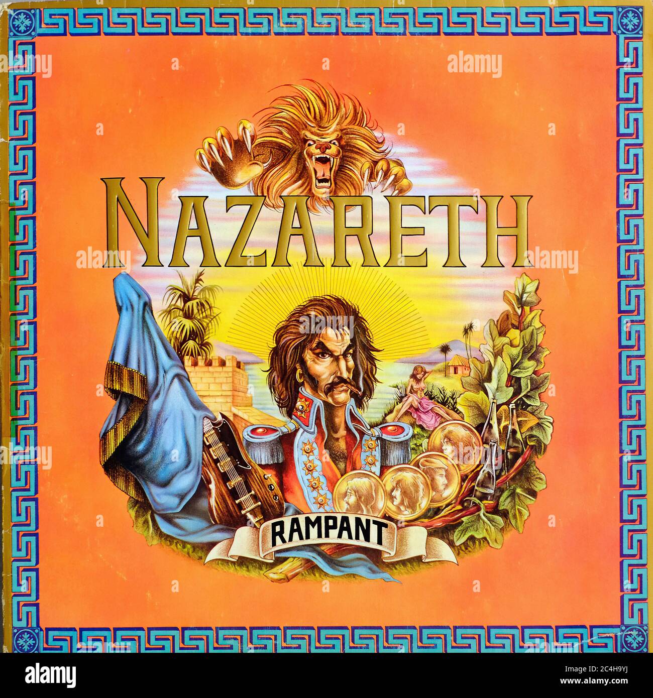 NAZARETH - RAMPANT - Vintage cover album Stock Photo - Alamy