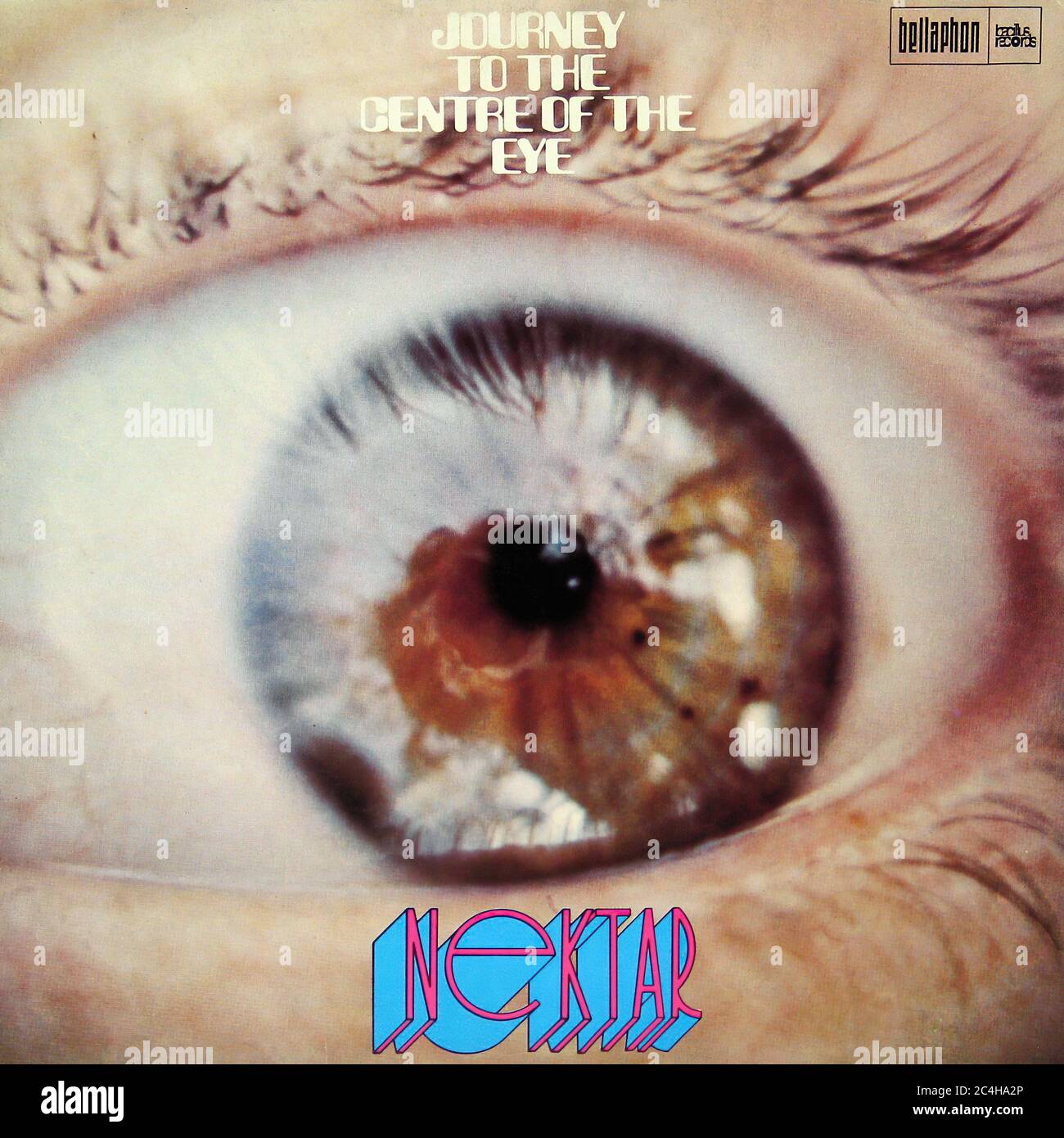 Nektar Journey to the Centre of the Eye 12'' Vinyl Lp - Vintage Record Cover Stock Photo