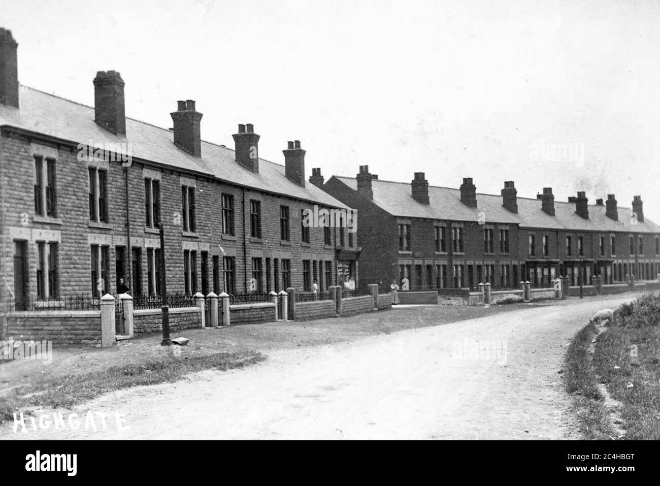 Barnsley Road Highgate Goldthorpe Stock Photo Alamy