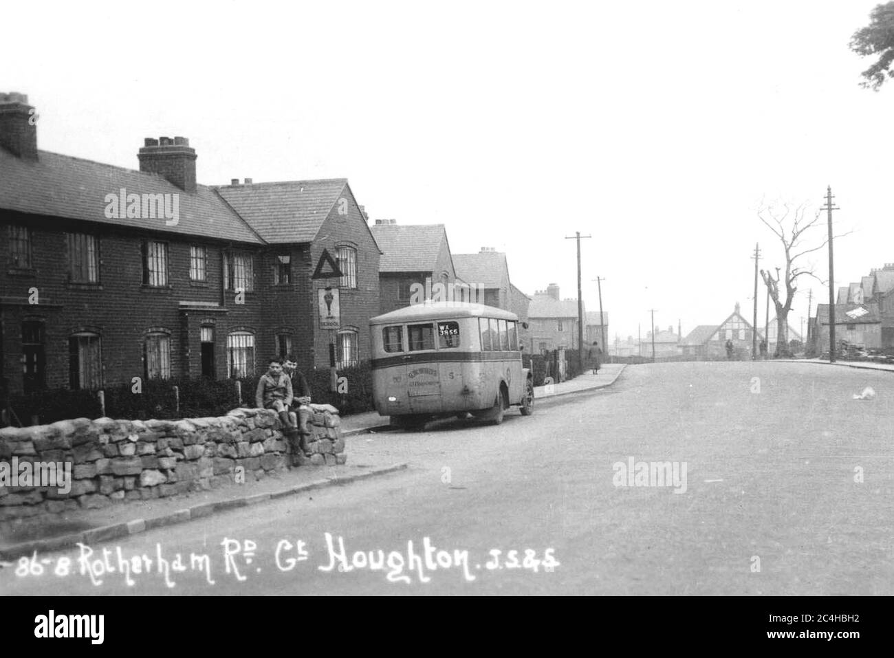 ROTHERHAM ROAD GREAT HOUGHTON Stock Photo Alamy