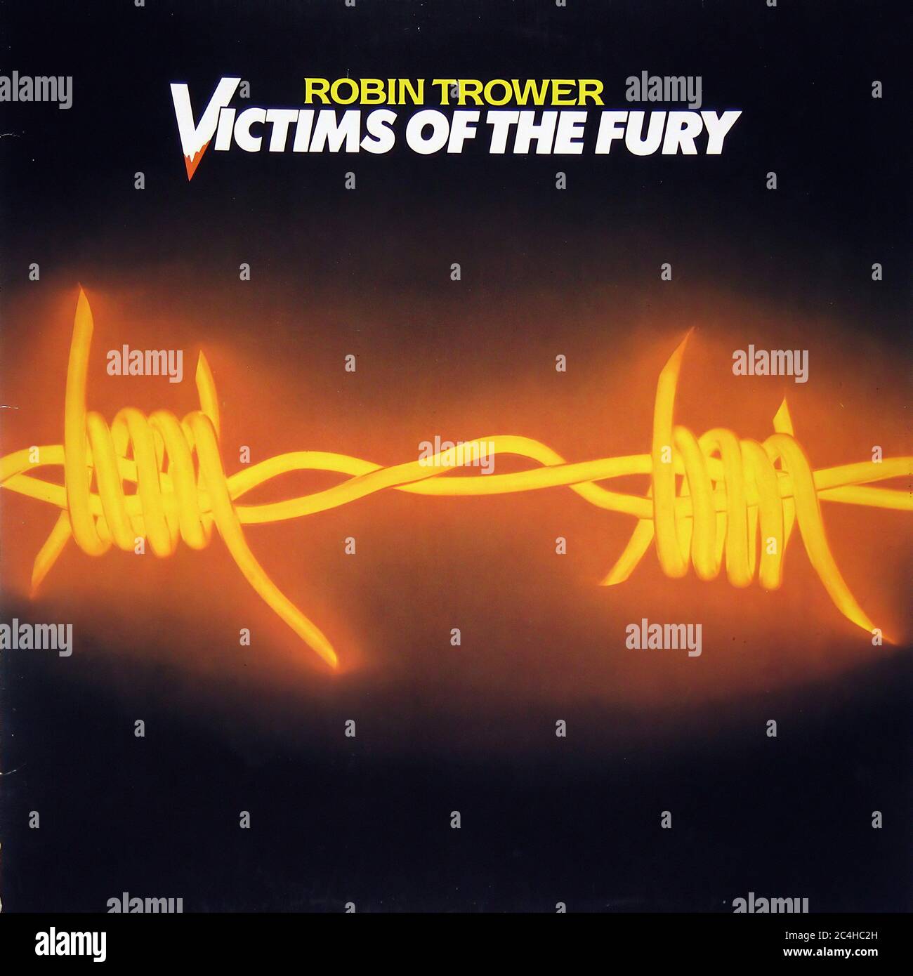 Robin Trower Victims of the Fury 12'' Vinyl Lp - Vintage Record Cover ...