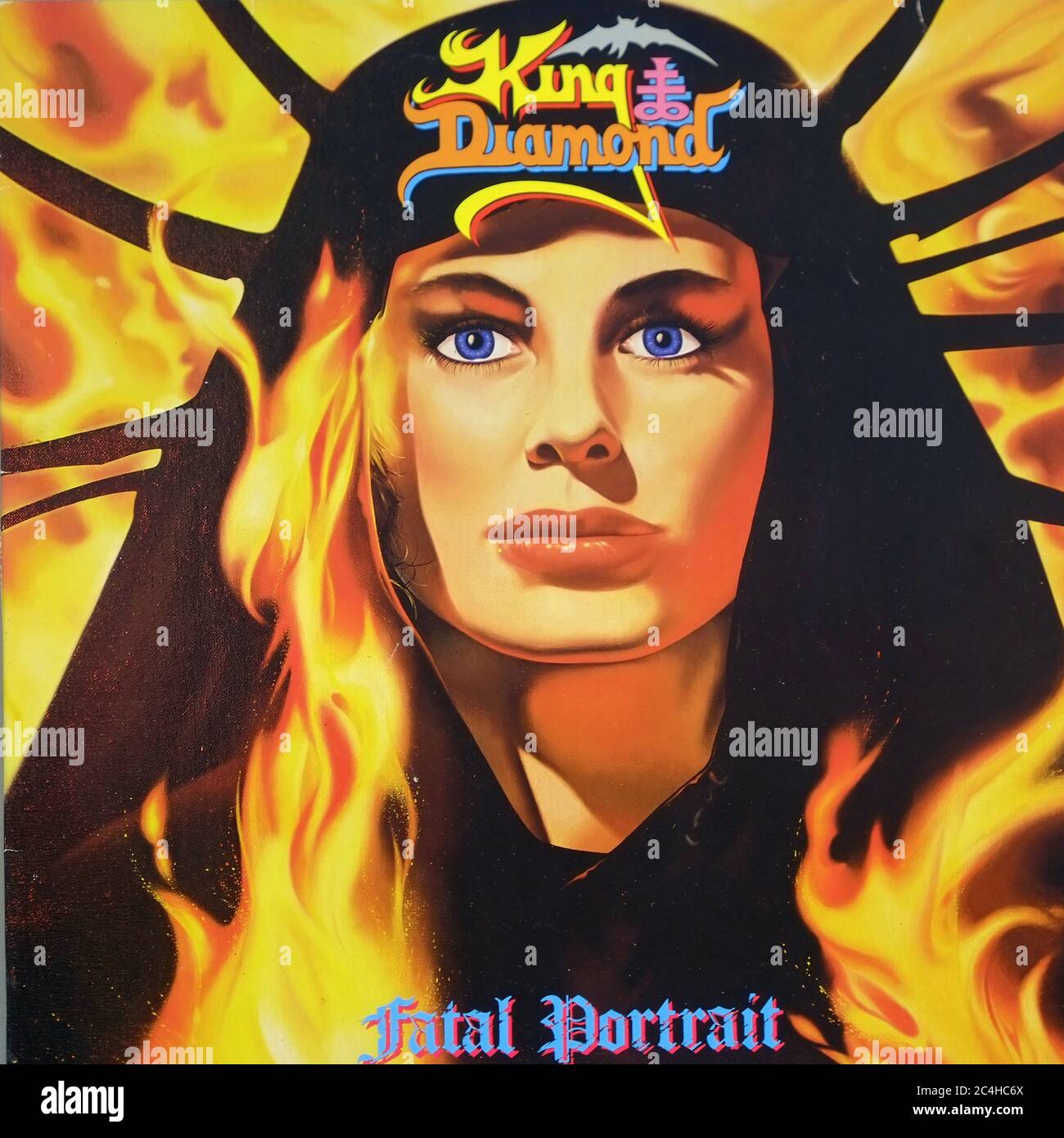 King Diamond Fatal Portrait 12'' Lp Album Vinyl - Vintage Cover Stock Photo  - Alamy