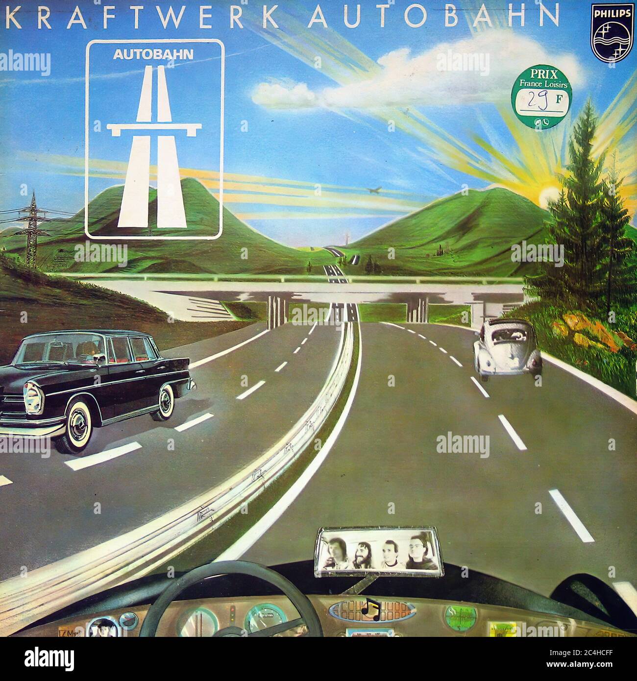 Kraftwerk Autobahn 12'' Vinyl Lp - Vintage Cover Stock Photo - Alamy