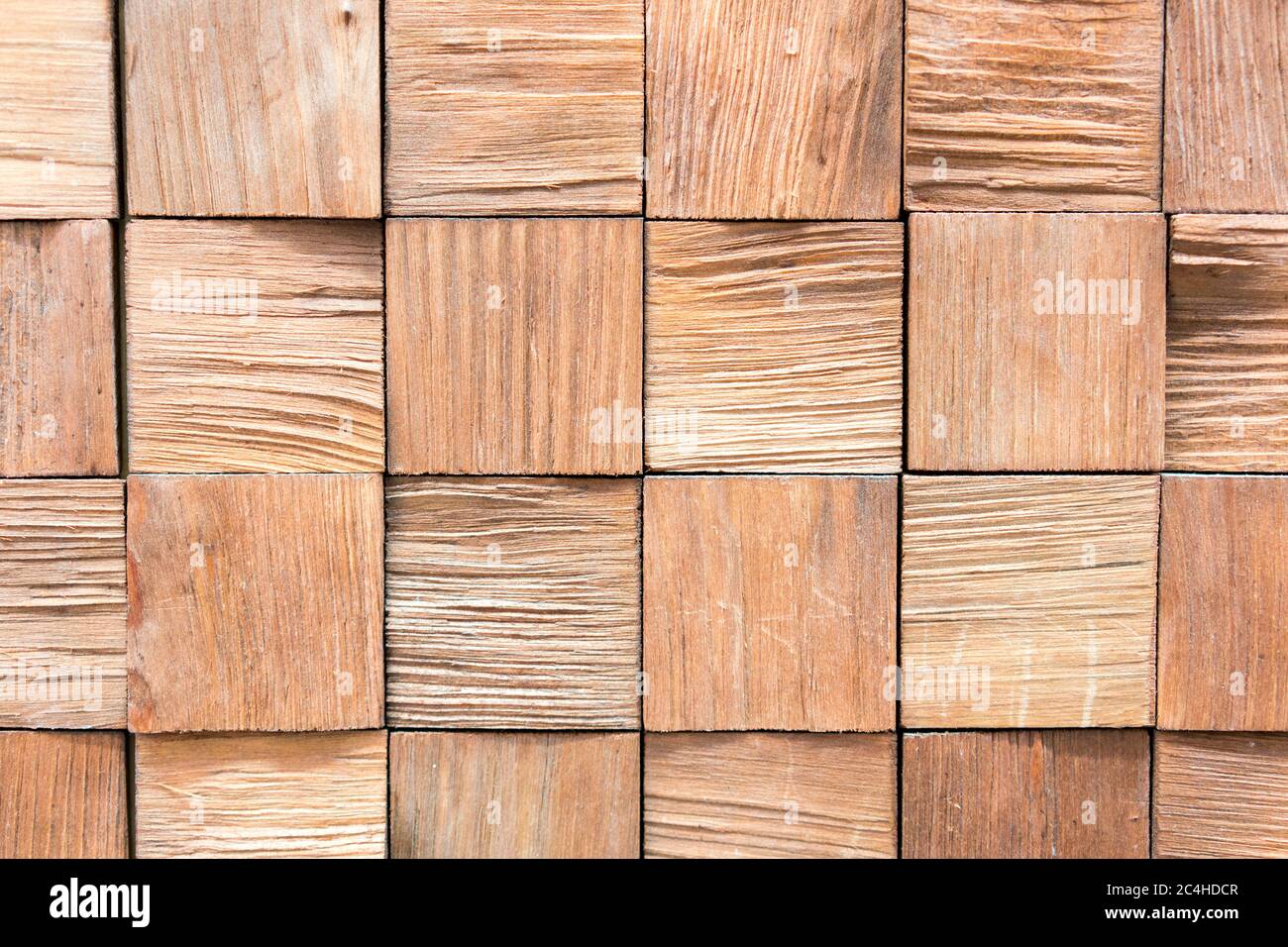Background of wooden boards. wooden background - square format. pieces of teak  wood stump background. wooden panel materials for different purposes Stock  Photo - Alamy