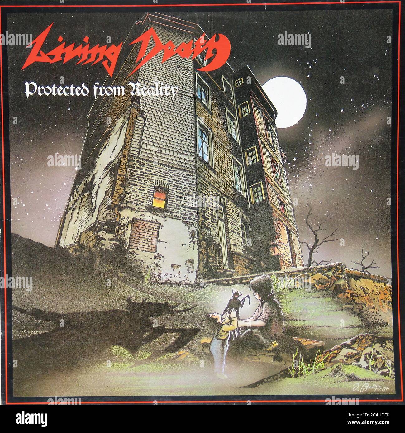 Living Death Protected from Reality 12'' Vinyl Lp - Vintage Cover Stock ...