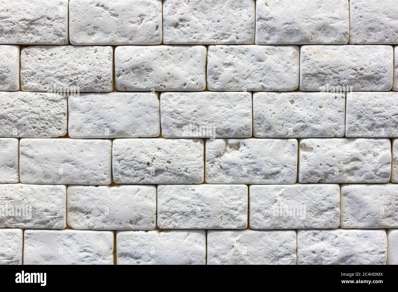 Seamless texture of white decorative stacked stone, natural stone cladding.  brick background. close up. Background Stock Photo - Alamy