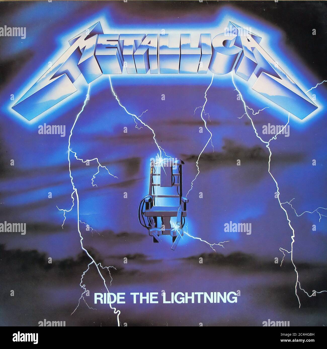 Metallica Ride The Lightning Blue Vinyl LP