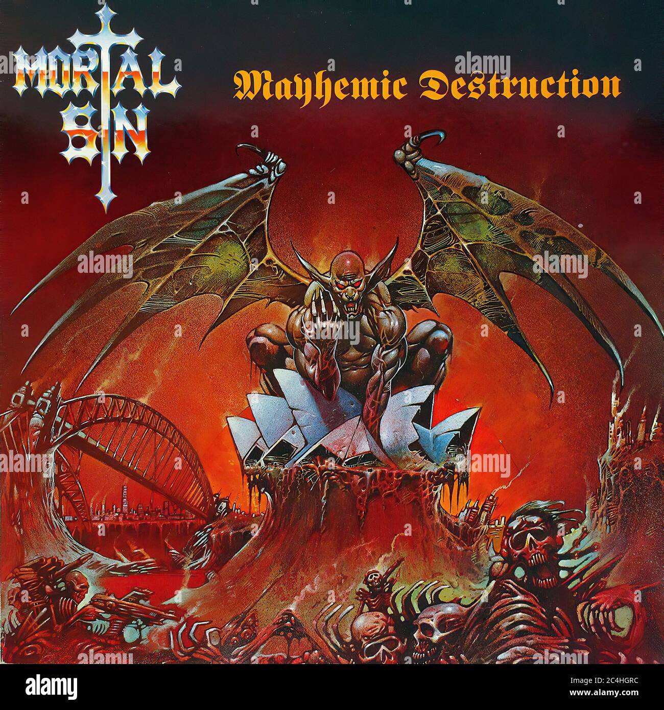 Mortal Sin Mayhemic Destruction 12'' Vinyl Lp - 01 Vintage
