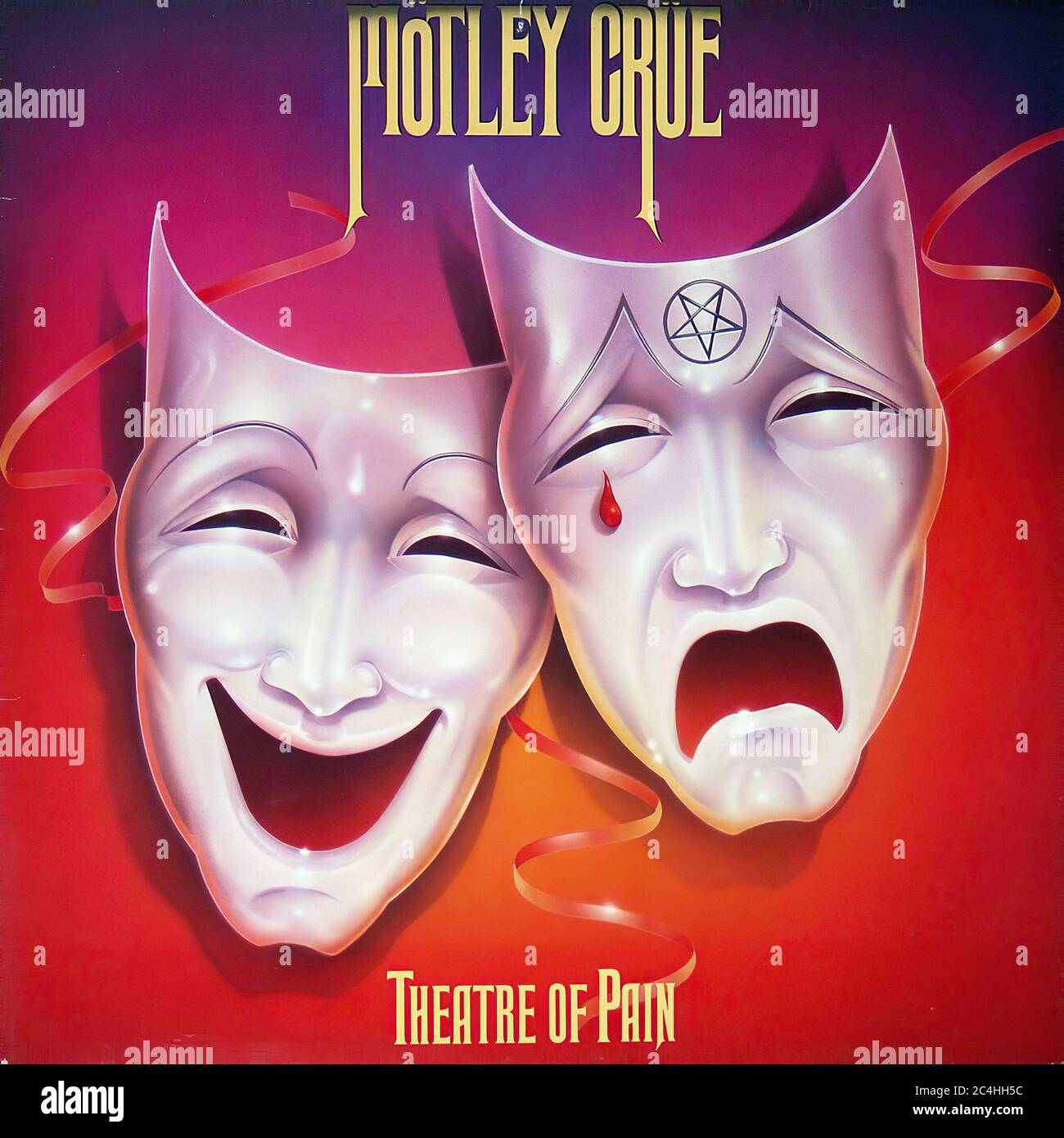 Motley Crue Theatre of Pain 12'' Vinyl Lp - Vintage Cover Stock Photo -  Alamy