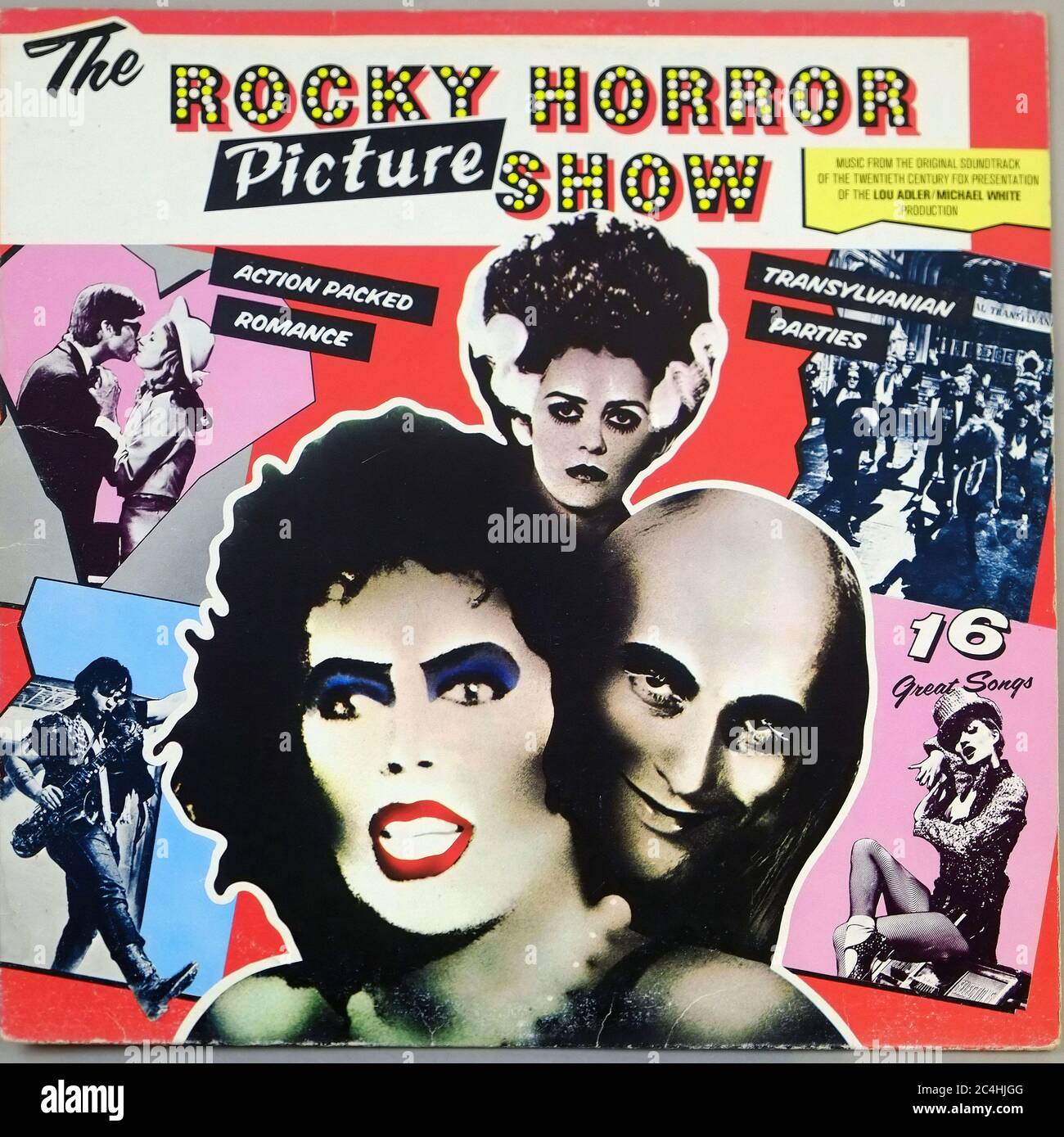 Rocky Horror Picture Show Ost 12'' Lp Album Vinyl - Vintage Record Cover Stock Photo