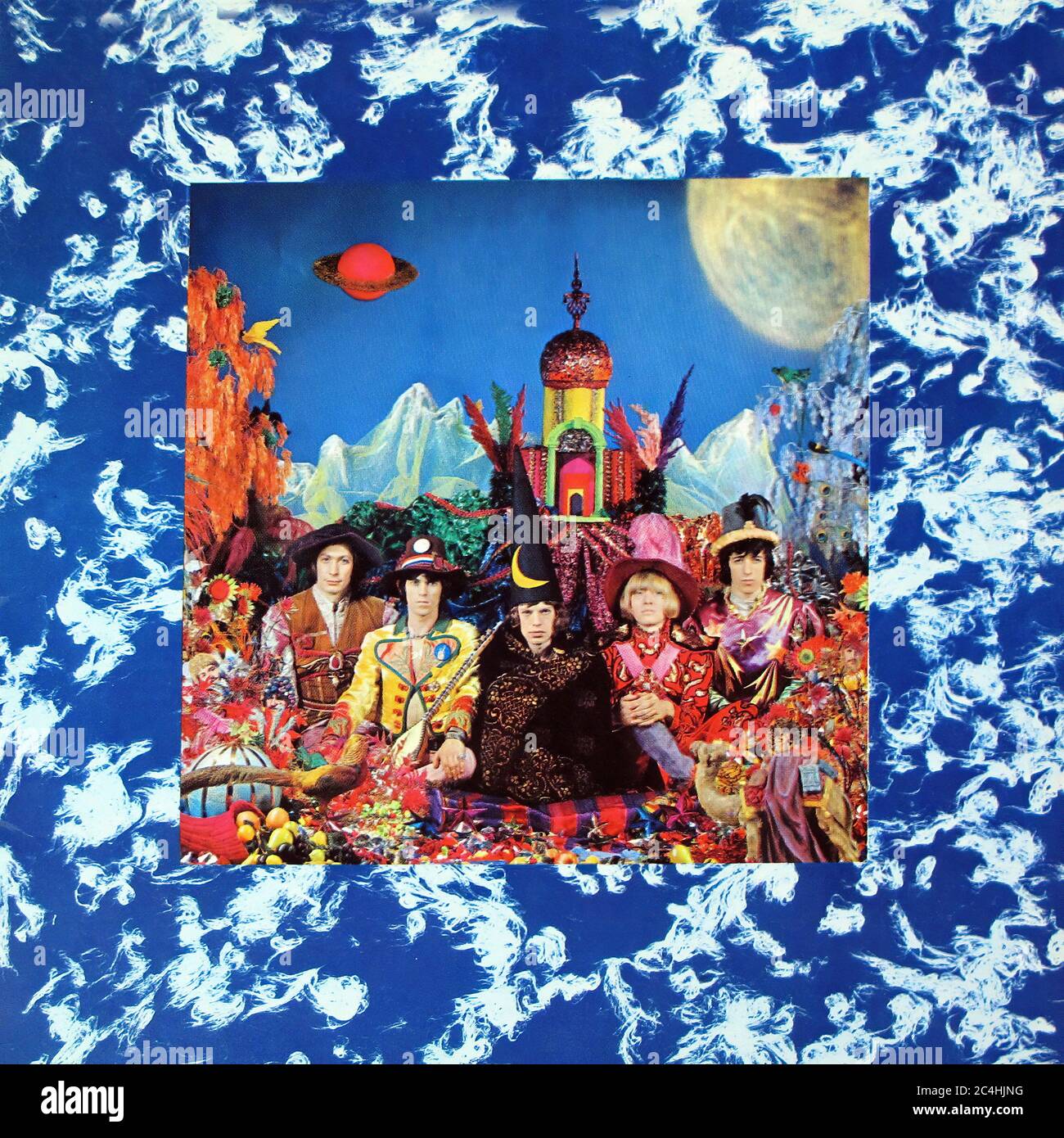 Rolling Stones Their Satanic Majesties Request  12'' Lp Vinyl - Vintage Record Cover Stock Photo