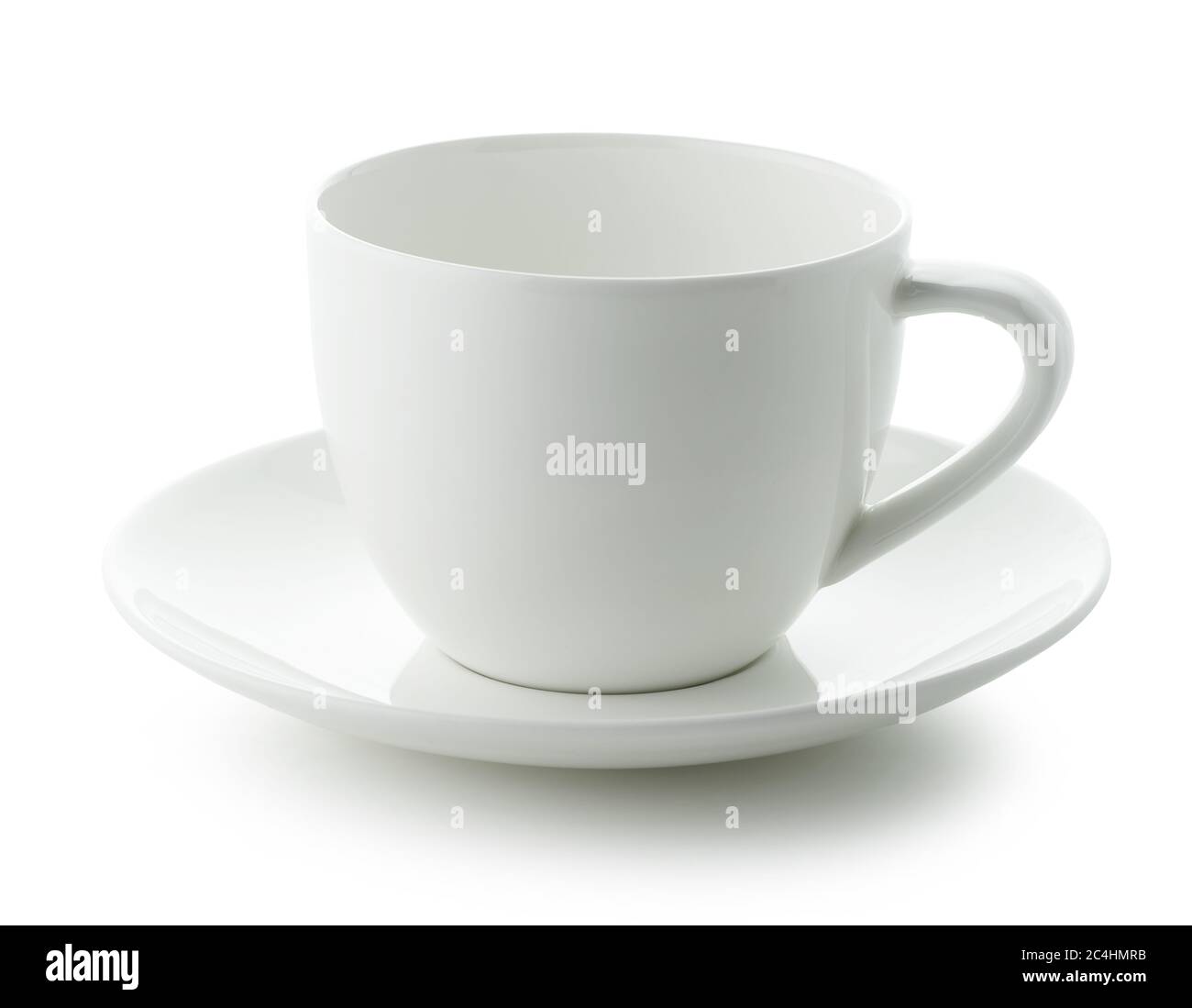 empty new coffee cup isolated on white background Stock Photo