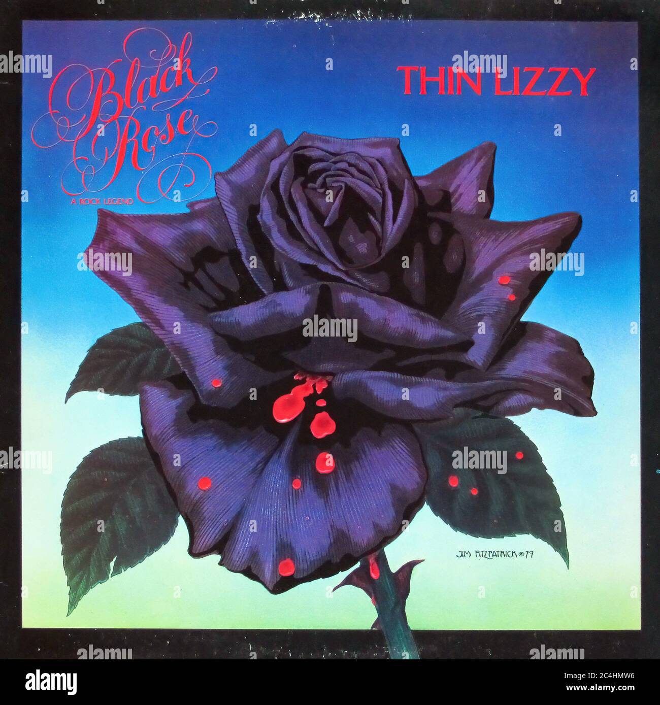 Thin Lizzy Black Rose a Rock Legend Orig Uk 12'' Lp Vinyl ...