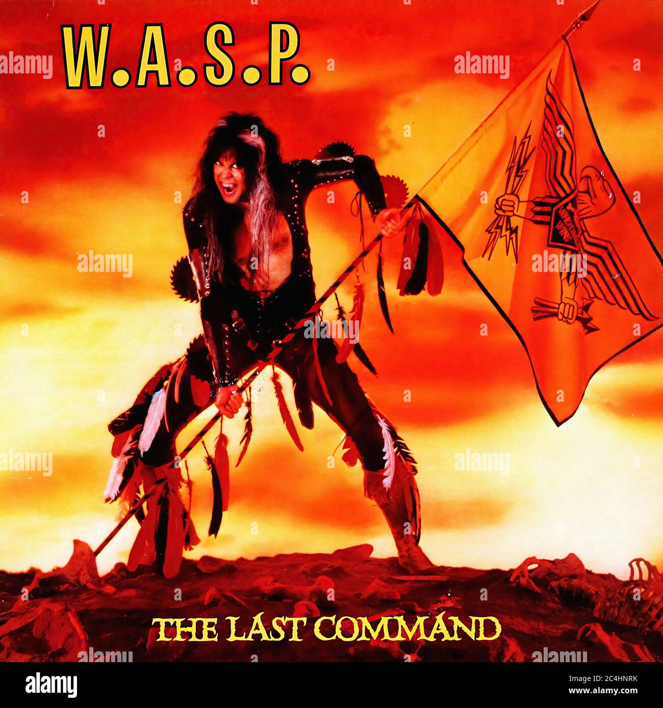 Wasp the Last Command Ois Netherlands 12'' Vinyl Lp - Vintage Record Cover  02 Stock Photo - Alamy