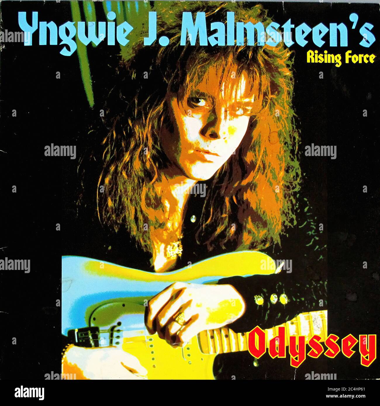 Yngwie J Malmsteen Rising Force Odyssey 12 Lp Vinyl Vintage Record Cover Stock Photo Alamy