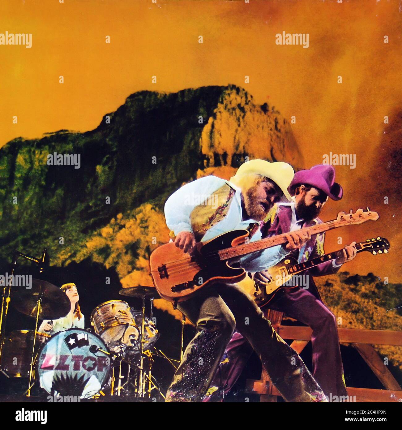 Zz Top Tejas 12'' Vinyl Lp Vintage Record Cover 02 Stock Photo Alamy