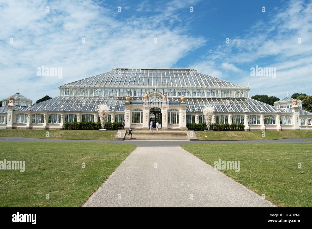 Temperate House, Kew Gardens, England Stock Photo