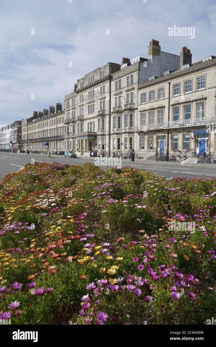 architecture houses b and b promenade seafront weymouth