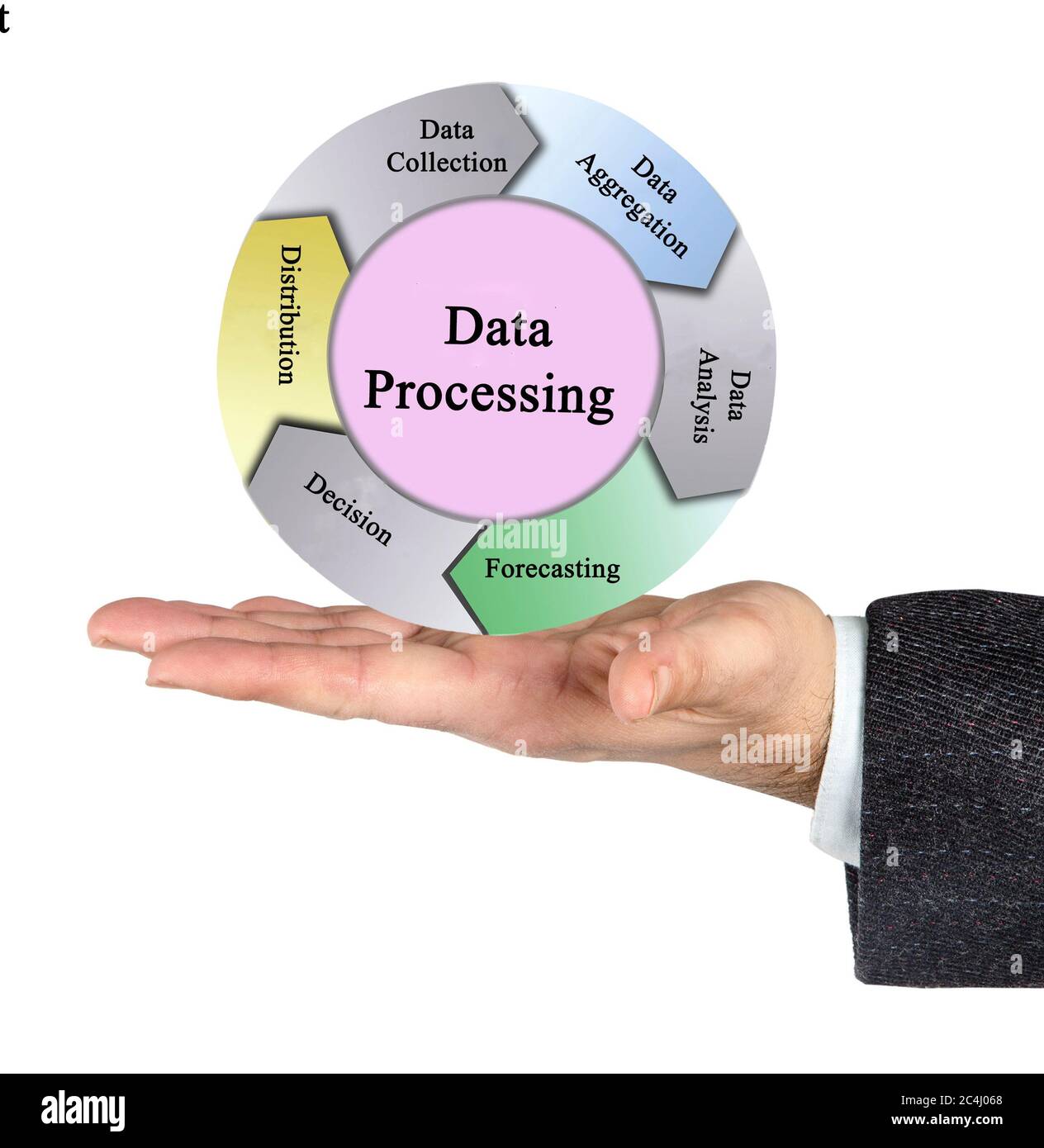 Five components of Data Processing Stock Photo - Alamy