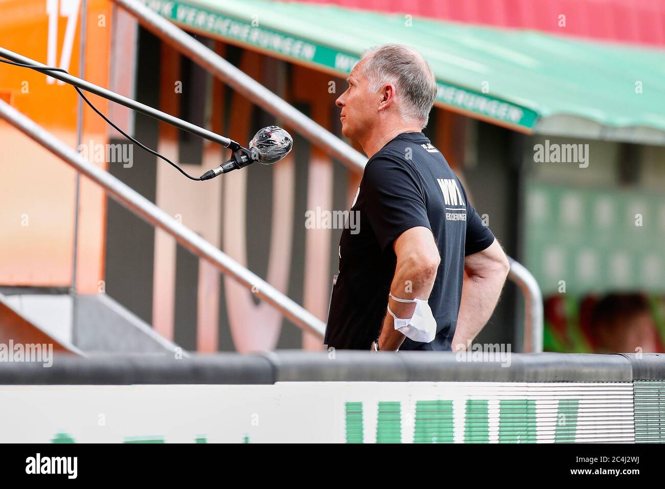 Ausgsburg City Deutschland 27th June Firo Football Football 27 06 1 Bundesliga Season 19 34th Matchday Fc Augsburg Rb Leipzig Manager Stefan Reuter Fc Augsburg Fca Augsburg Half Figure Interview Photo Marcel