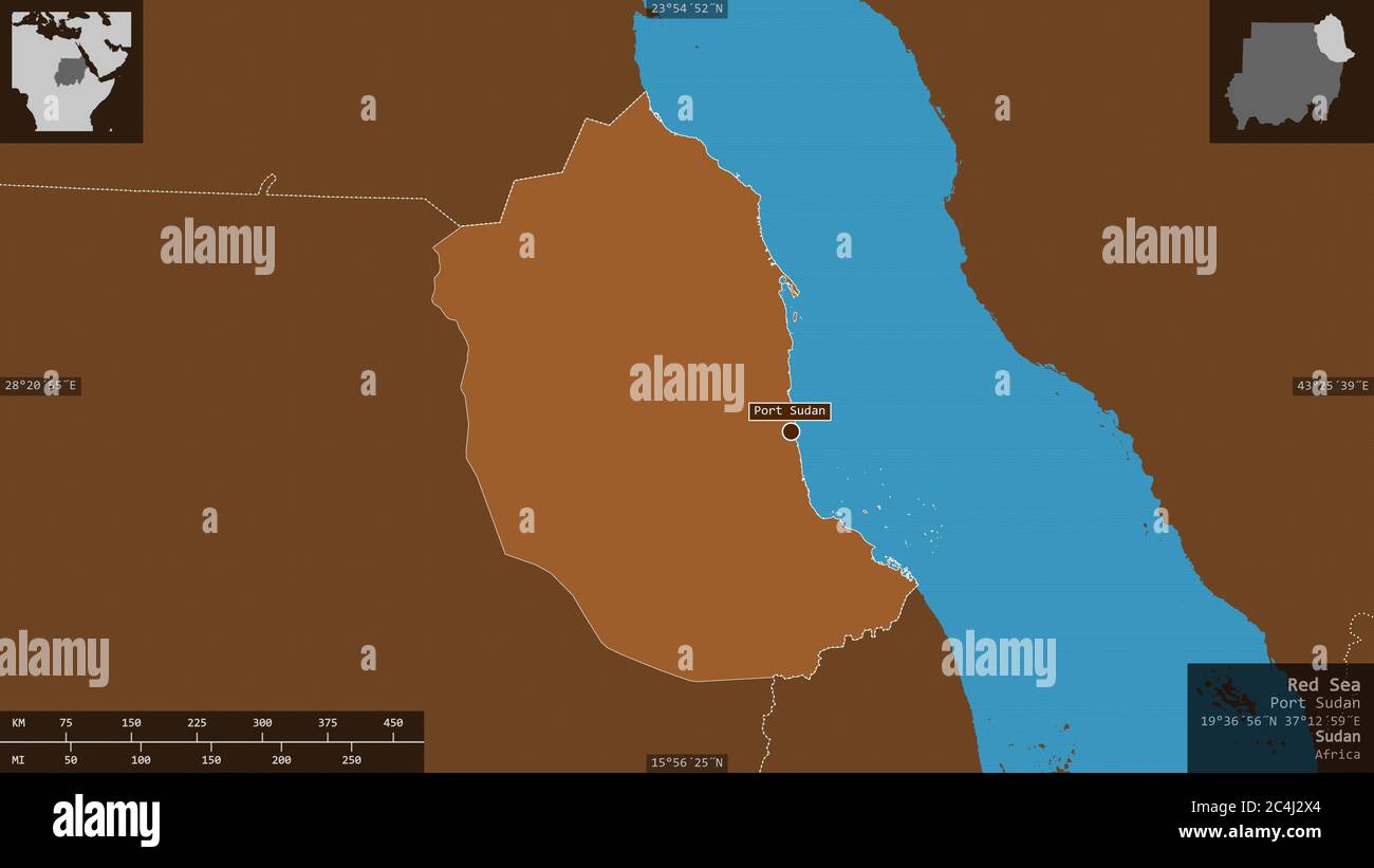 wallpapers Port Sudan On World Map alamy