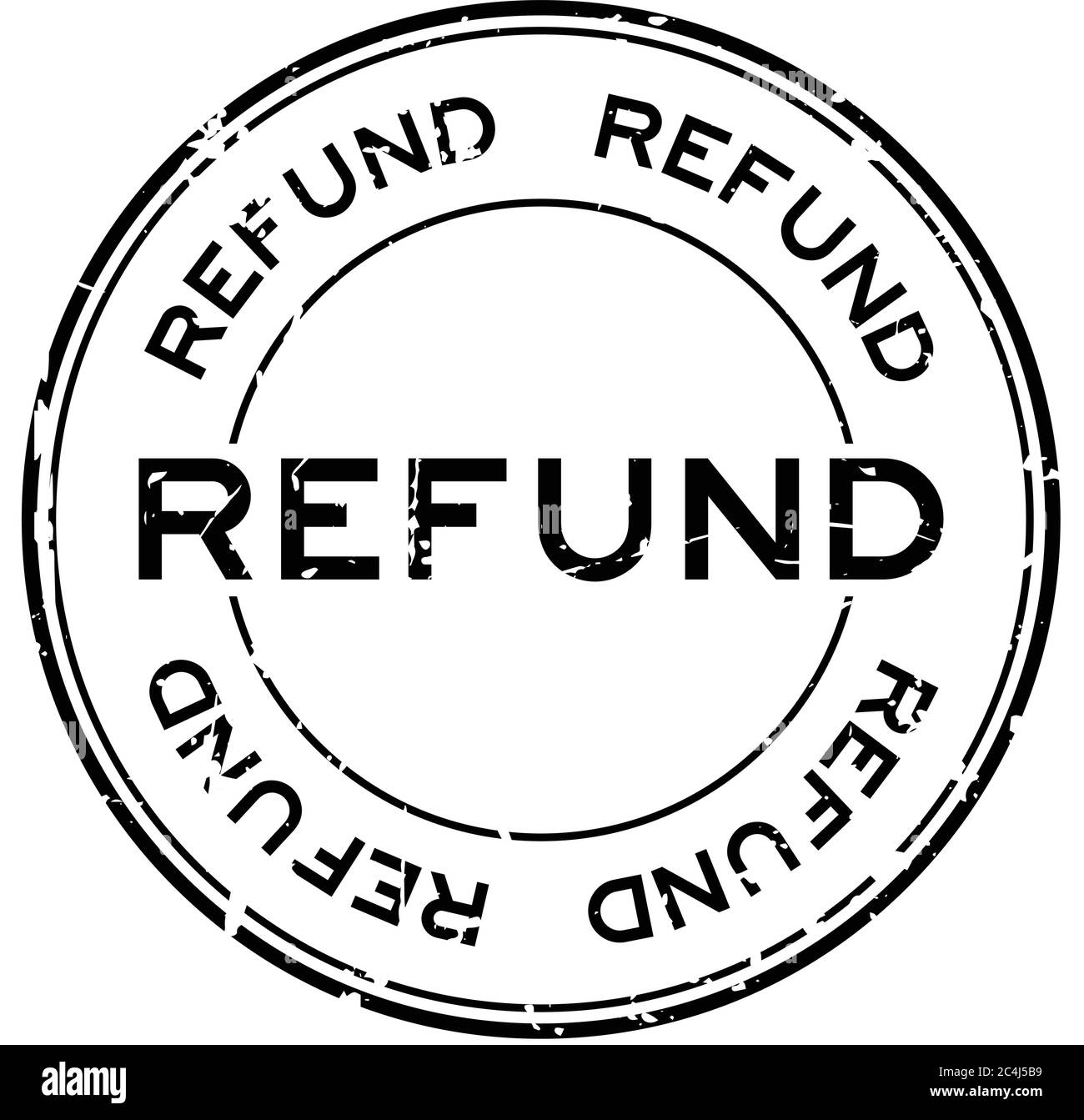 Refund policy Black and White Stock Photos & Images Alamy