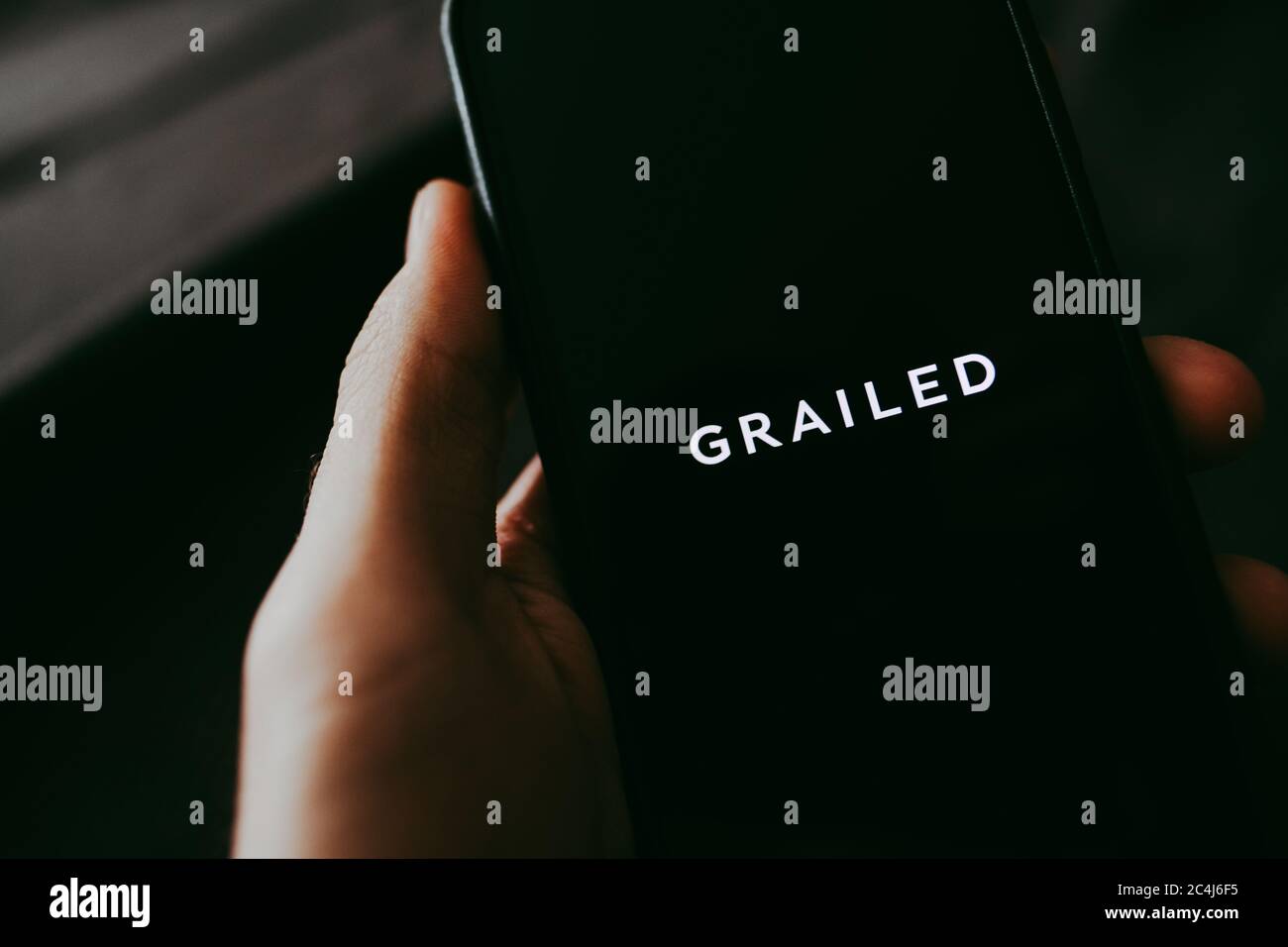 Grailed logo hi-res stock photography and images - Alamy