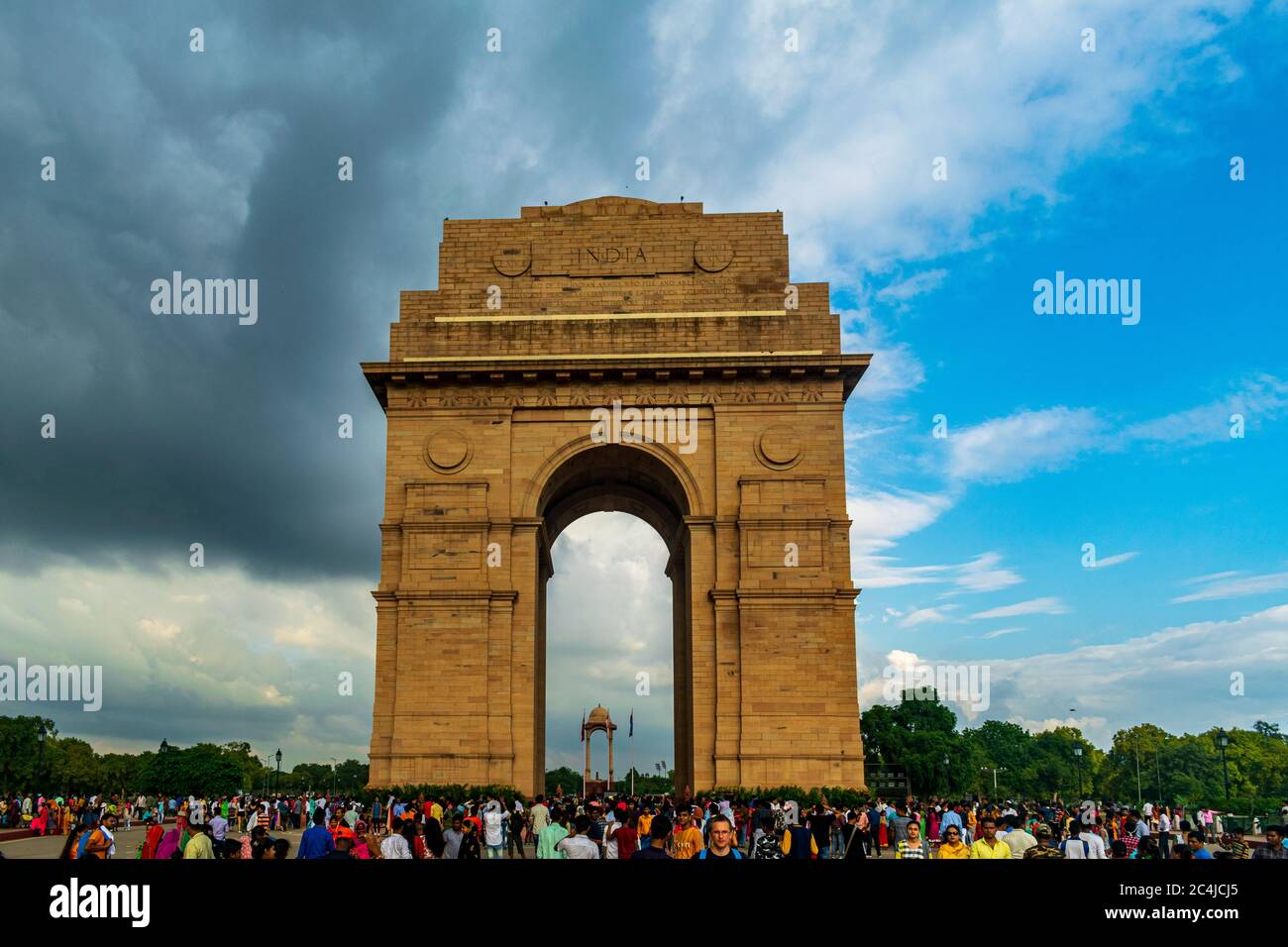 India Gate, New Delhi, India; 26-Apr-2018; a view of the India Gate ...