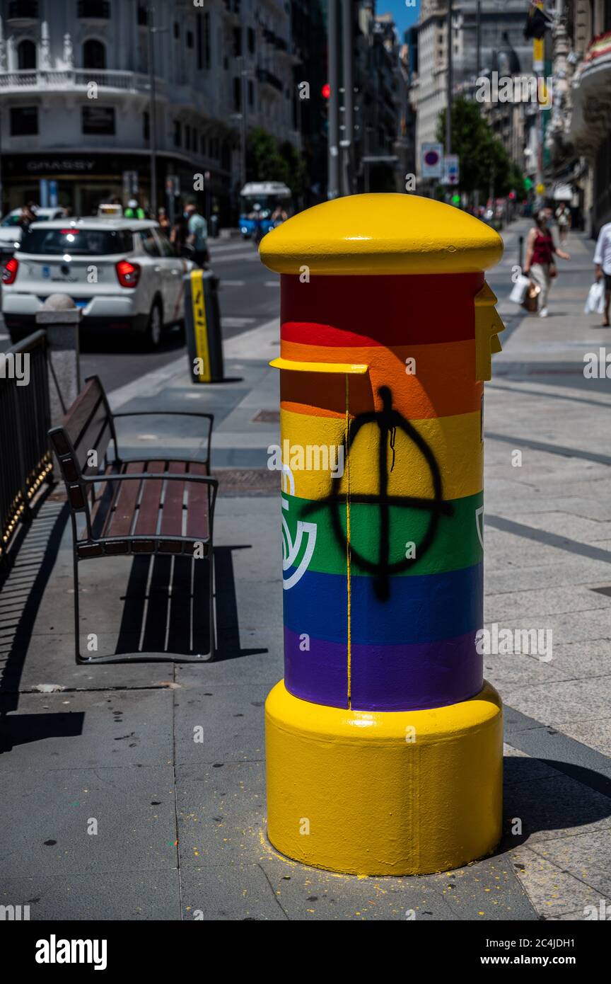 Madrid mailboxes hires stock photography and images Alamy