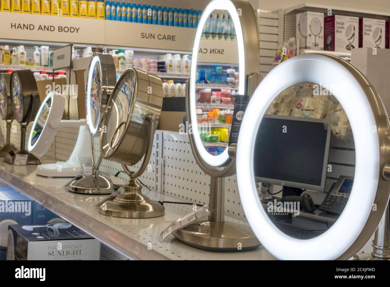 Health and Beauty Aids at the Bed Bath and Beyond Retail Store in New