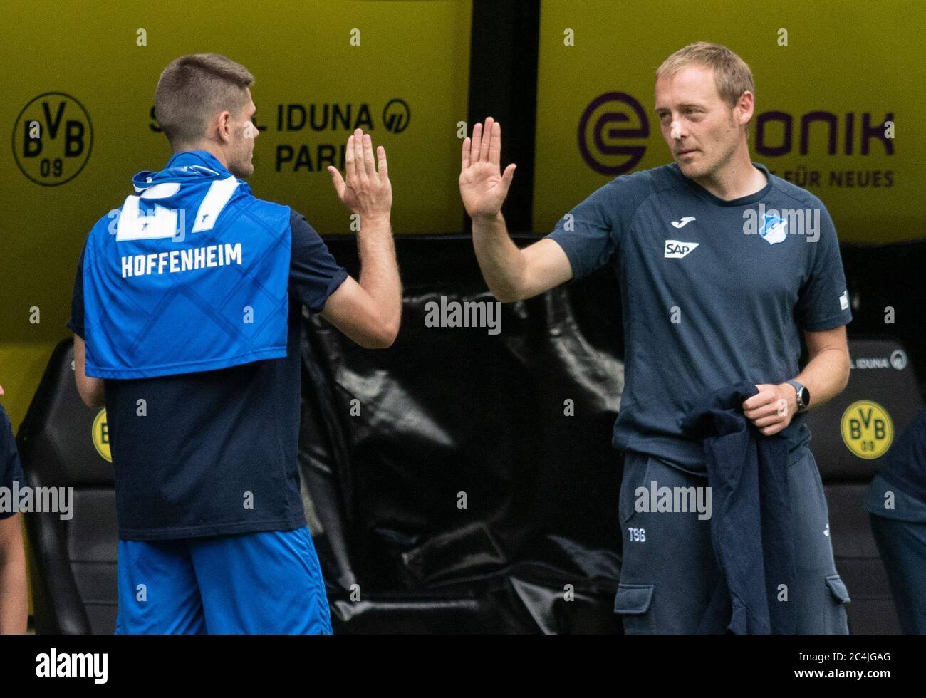 Dortmund Germany 27th June 2020 Football Bundesliga Borussia Dortmund 1899 Hoffenheim 34th Matchday At Signal Iduna