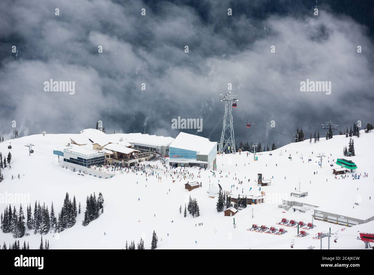 Whistler, BC, Canada: Roundhouse Lodge and Peak to Peak terminal – Stock  Photo Stock Photo - Alamy