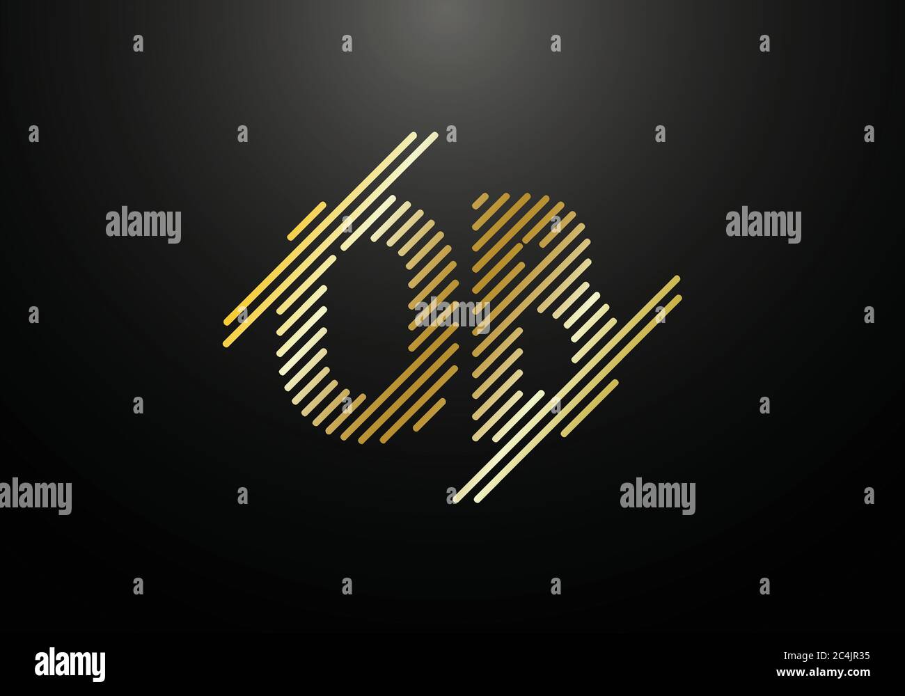 Initial Monogram Letter O B Logo Design Vector Template. O B Letter ...