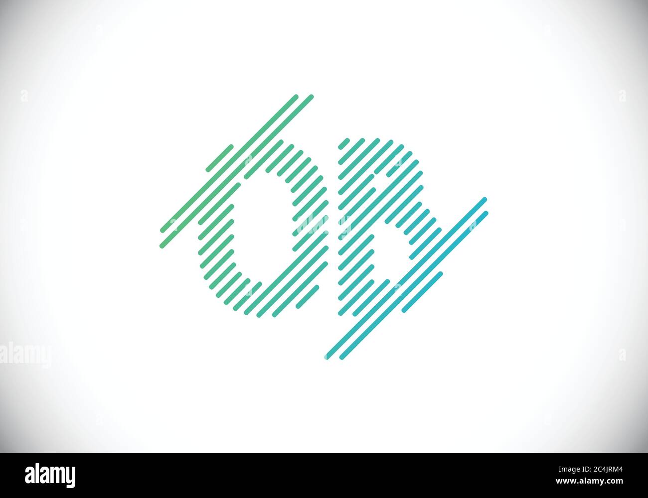 Initial Monogram Letter O B Logo Design Vector Template. O B Letter ...