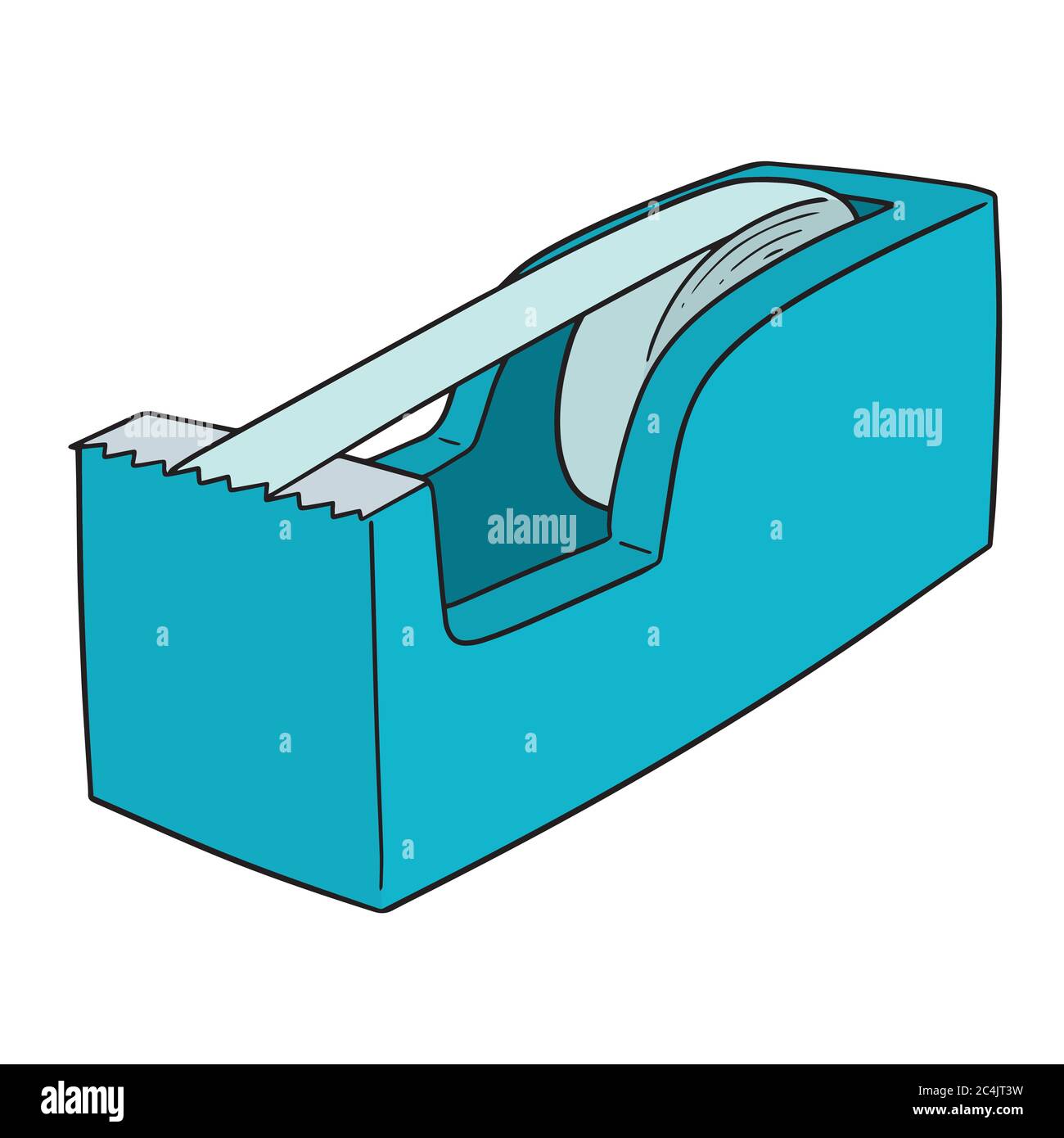vector of tape dispenser Stock Vector Image & Art Alamy