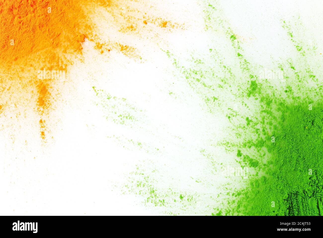 Màu cam và xanh lá phun bột. Khái niệm cho Ấn Độ... Đắm chìm trong sắc màu cam và xanh lá phun bột, bạn sẽ được đưa đến với khái niệm độc đáo của Ấn Độ - một nền văn hóa tuyệt vời. Hãy tận hưởng vẻ đẹp của những sắc màu này khi bạn xem hình ảnh liên quan.
