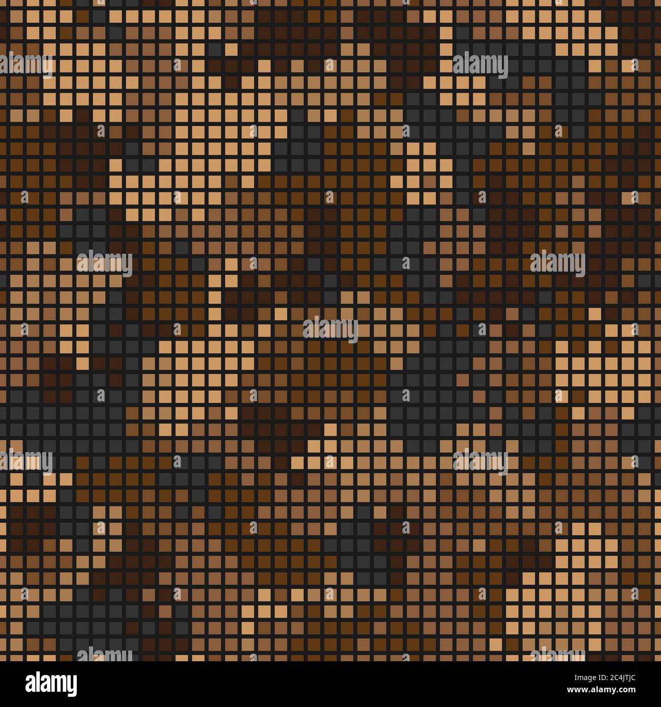 Military camouflage seamless pattern. Urban digital pixel style Stock ...