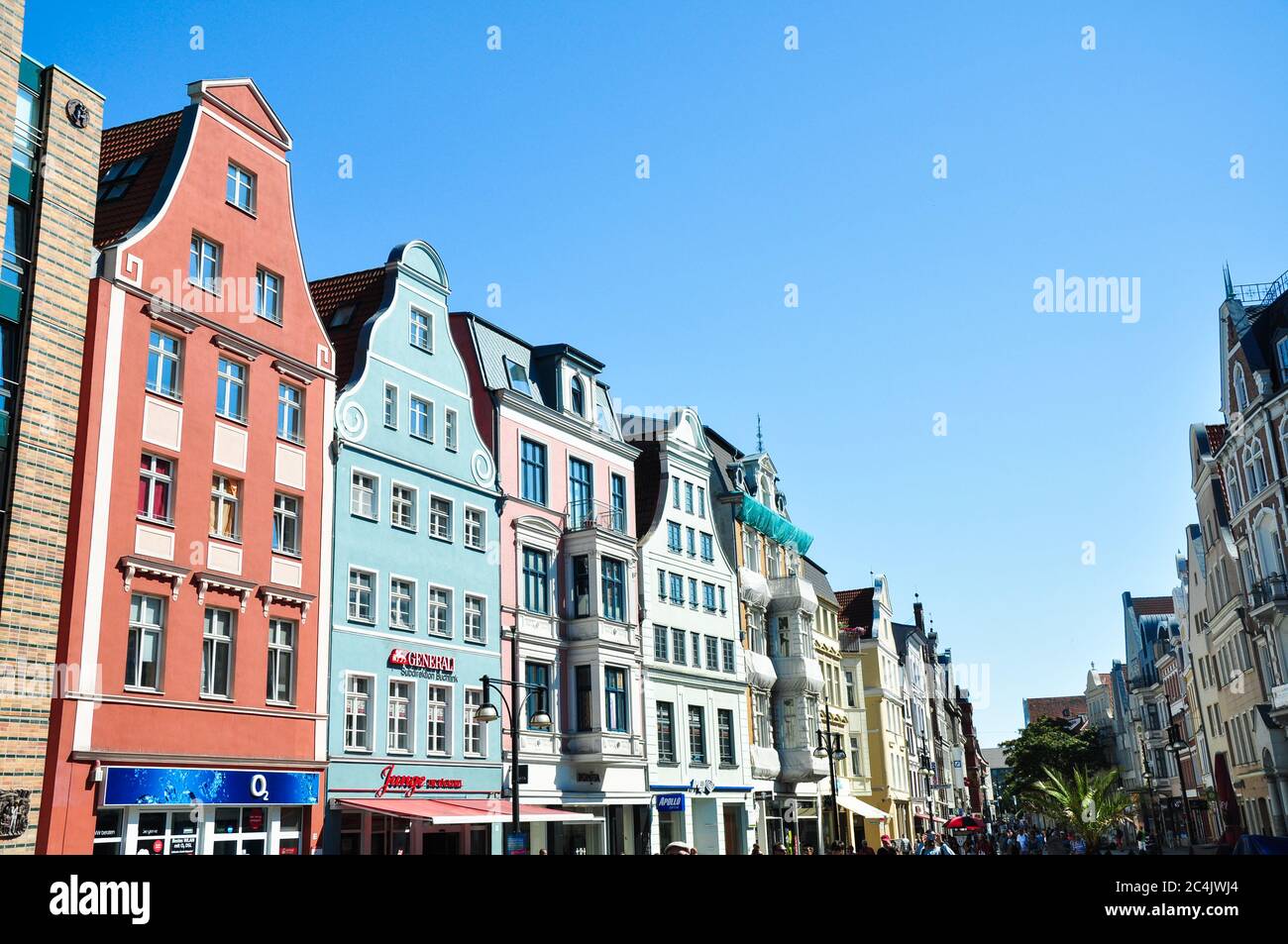 Rostock New Market Square in Germany Stock Photo - Alamy