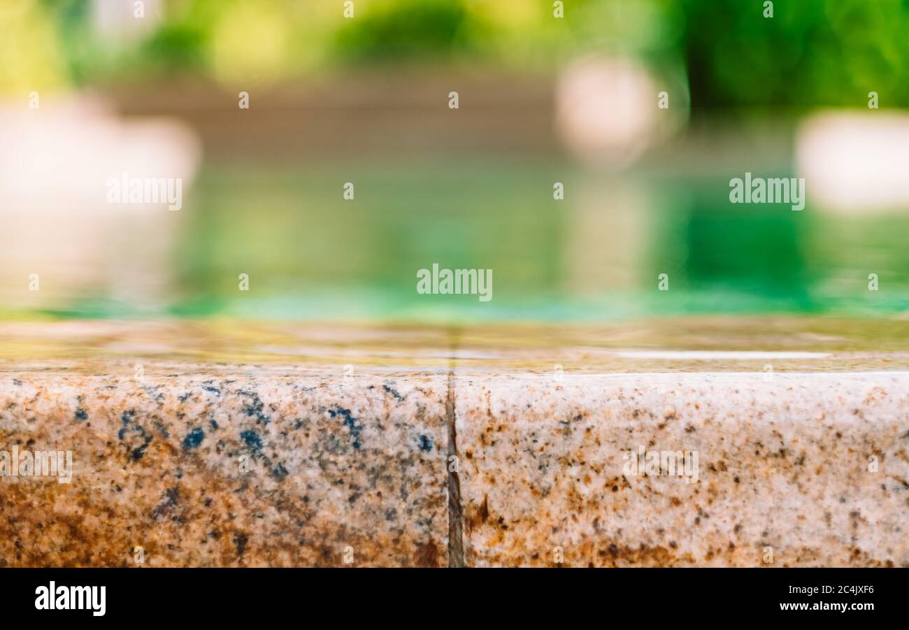 Pool background with turquoise tiles Stock Photo - Alamy