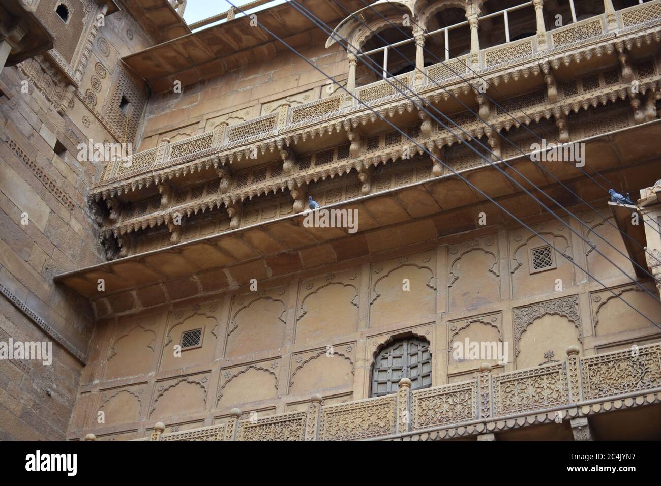 Inside The Jaisalmer Fort That Emanates The Glow Of Yellow Sandstone Inside The Jaisalmer Fort That Emanates The Glow Of Yellow Sandstone