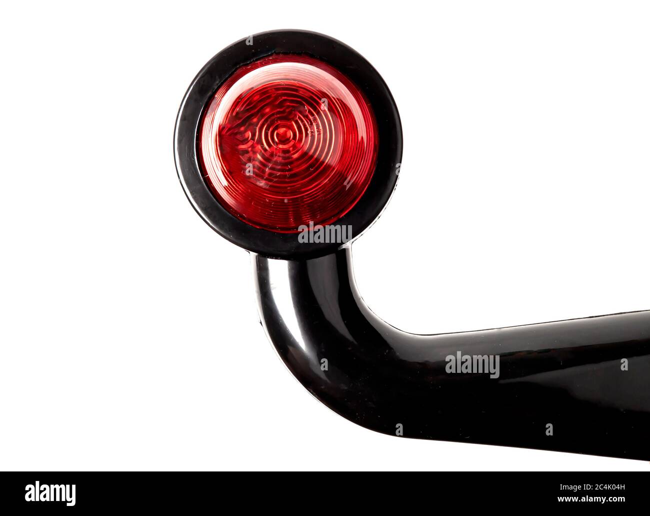 Truck rear LED side light isolated white background Stock Photo - Alamy