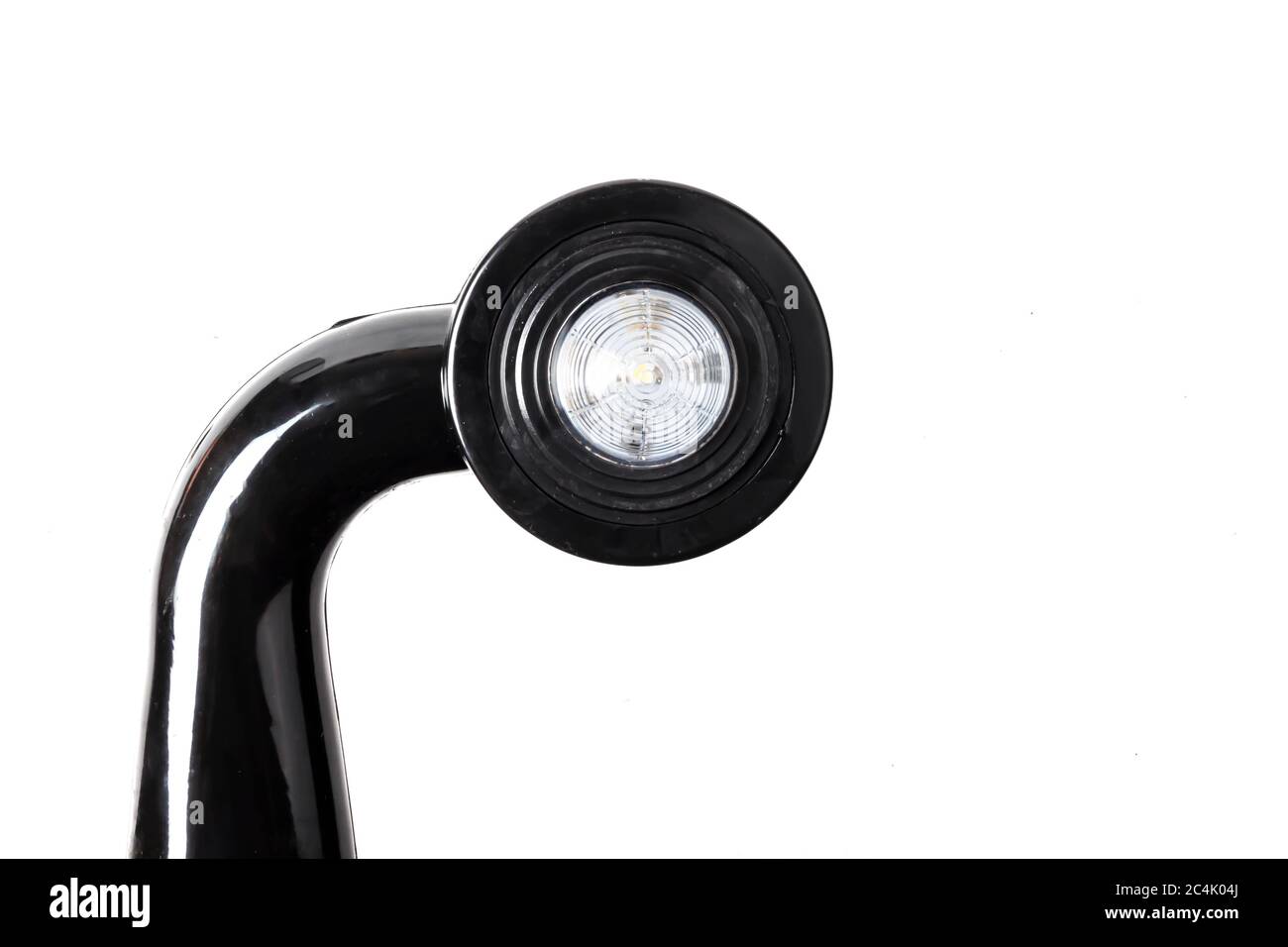 Truck rear LED side light isolated white background Stock Photo - Alamy