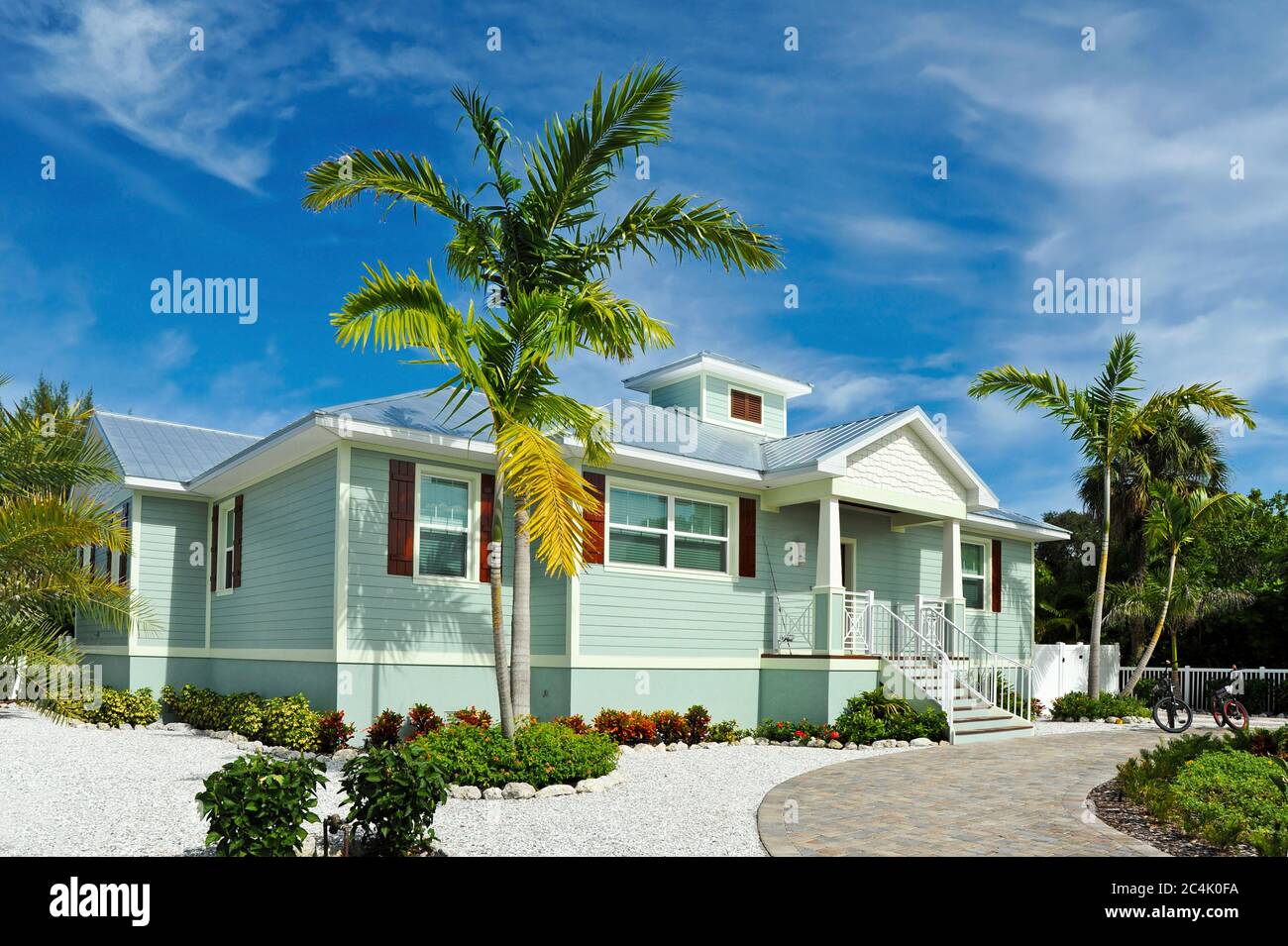 New Beach House with Beautiful Landscaping in Florida for Sale or