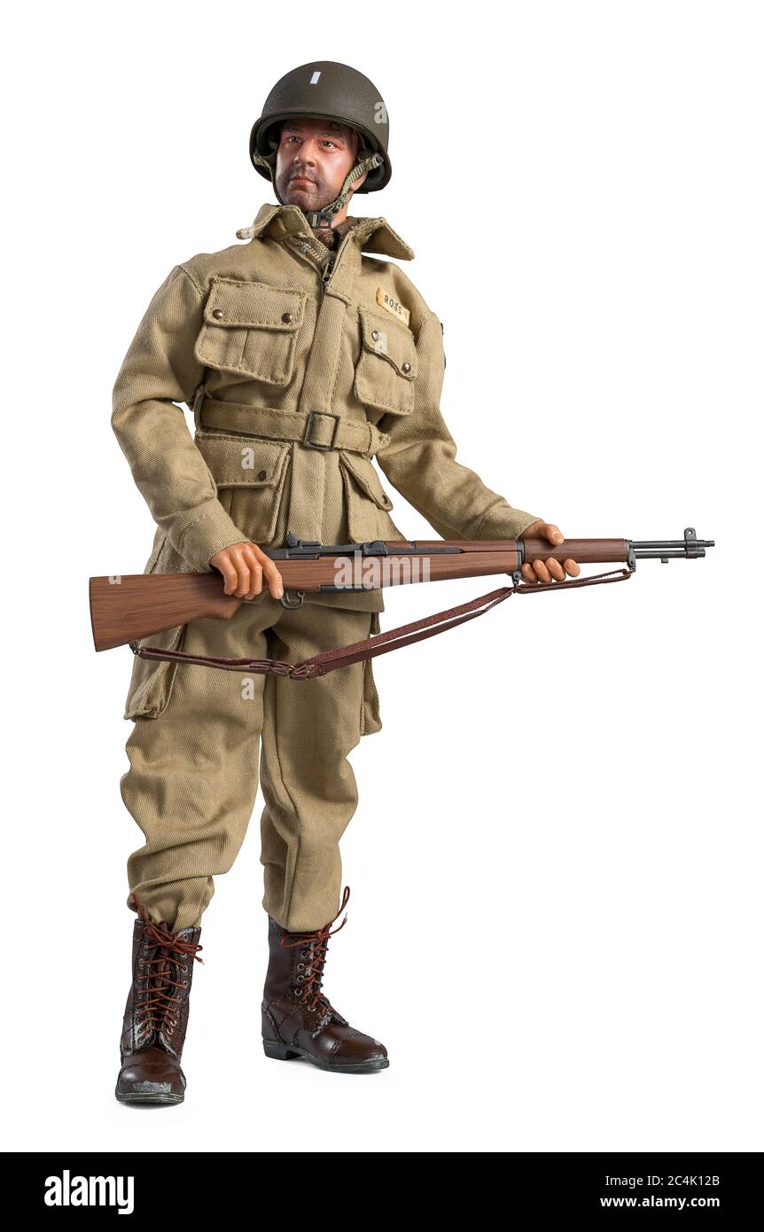 World War II action figure Stock Photo