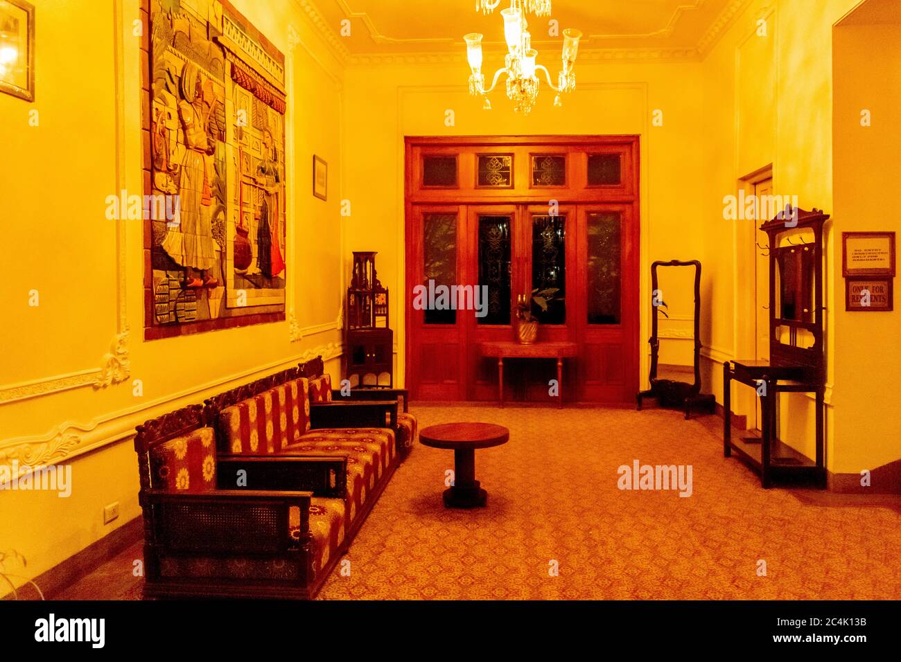 Chail Palace/The Palace Hotel Chail, Himachal Pradesh, India Stock Photo