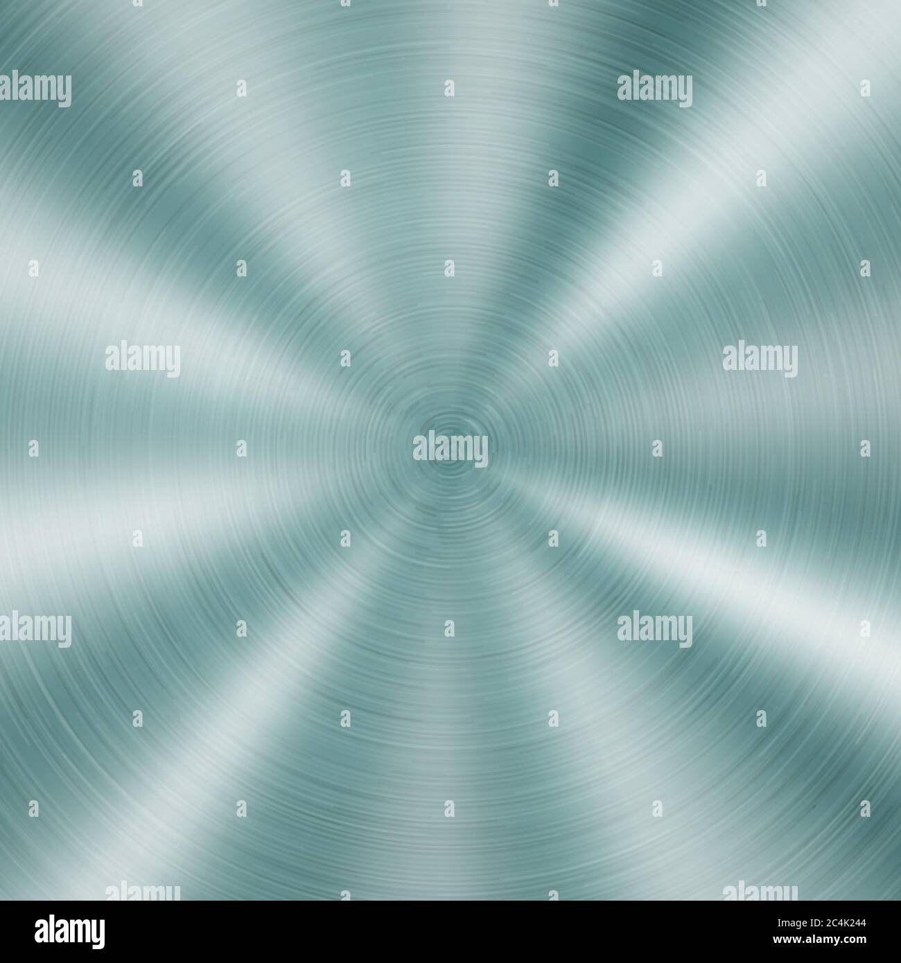 Abstract shiny metal background with circular brushed texture in light ...