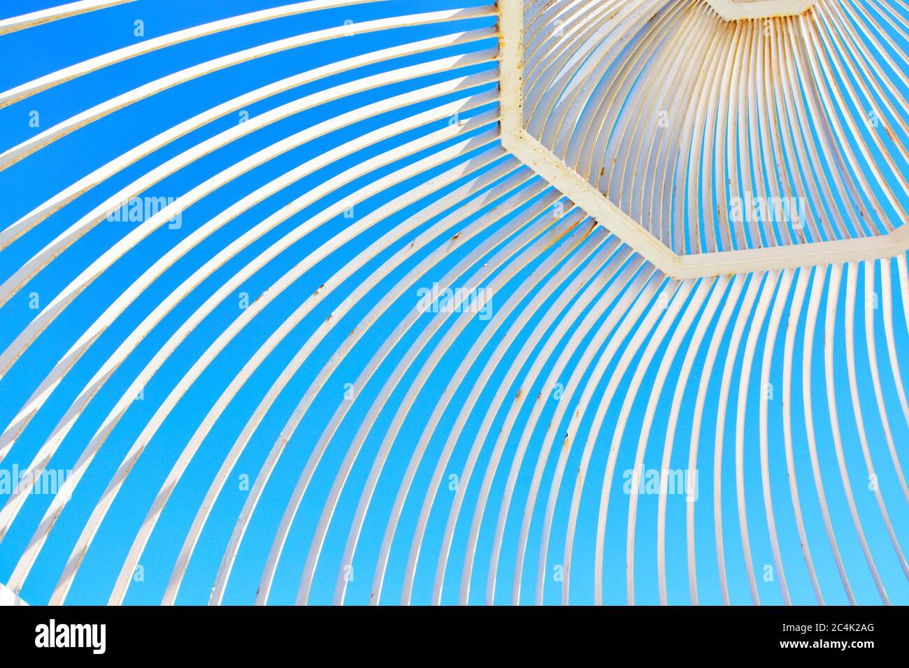 Abstract Architecture design on a blue sky background Stock Photo - Alamy