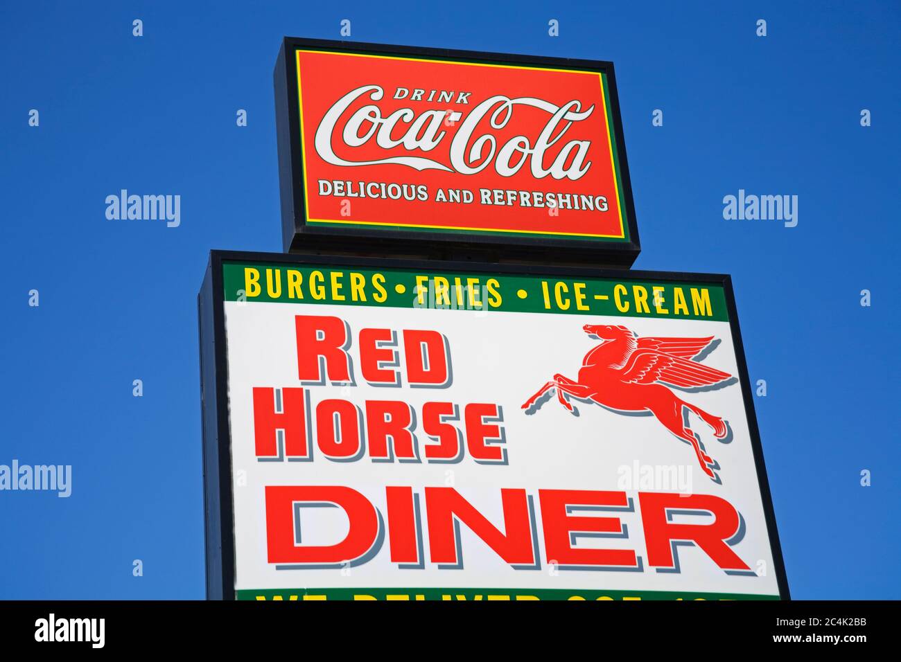 Red Horse Diner & 50's Gas Station, Ellensburg, Washington State, USA
